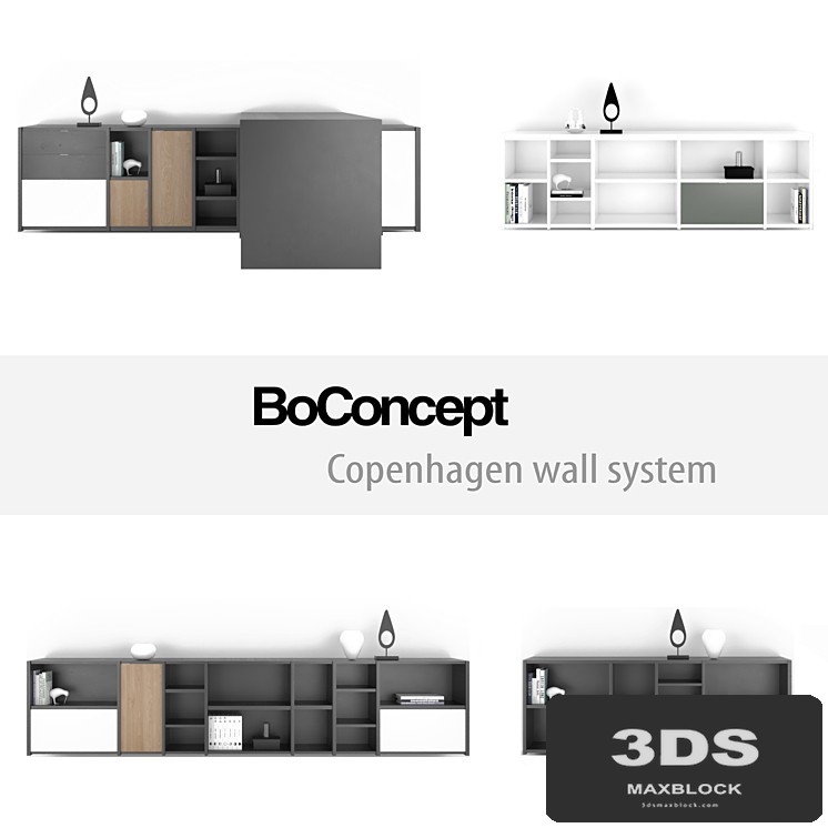 BoConcept Copenhagen wall system | set 8