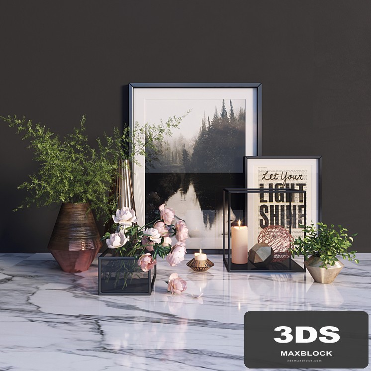 Modern decor set