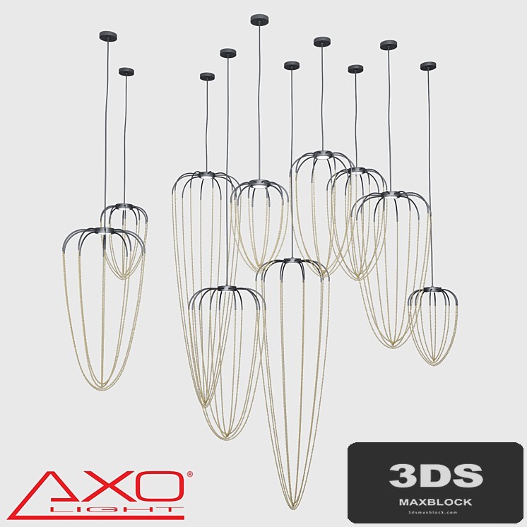 AXOLIGHT factory chandelier ALYSOID