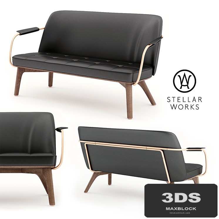 Stellarworks - Utility Lounge Chair Two Seater