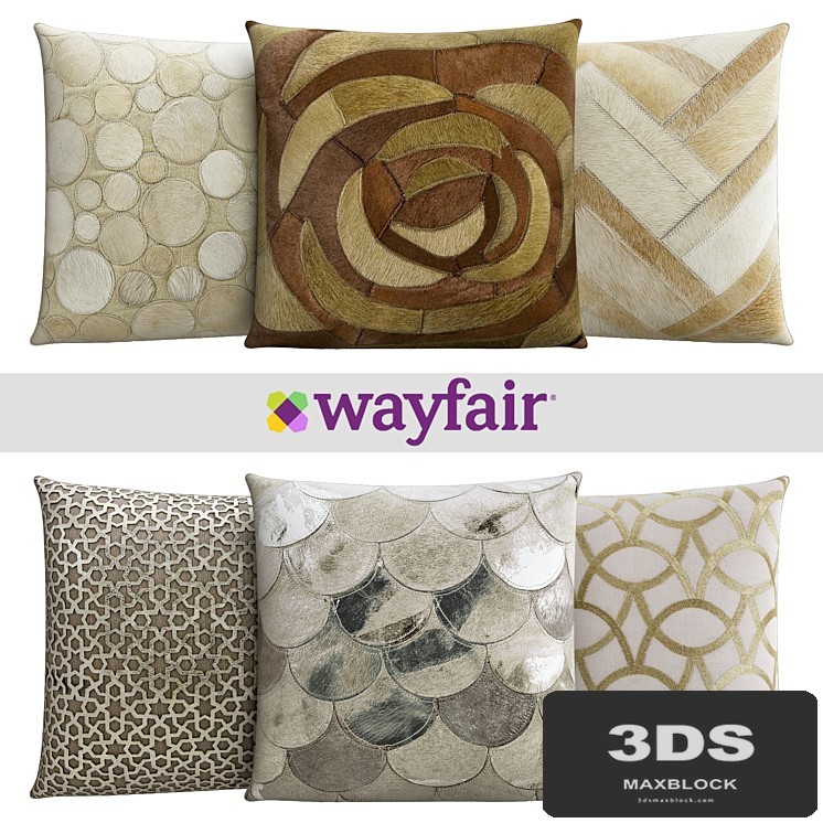 Decorative pillows from Wayfair shop