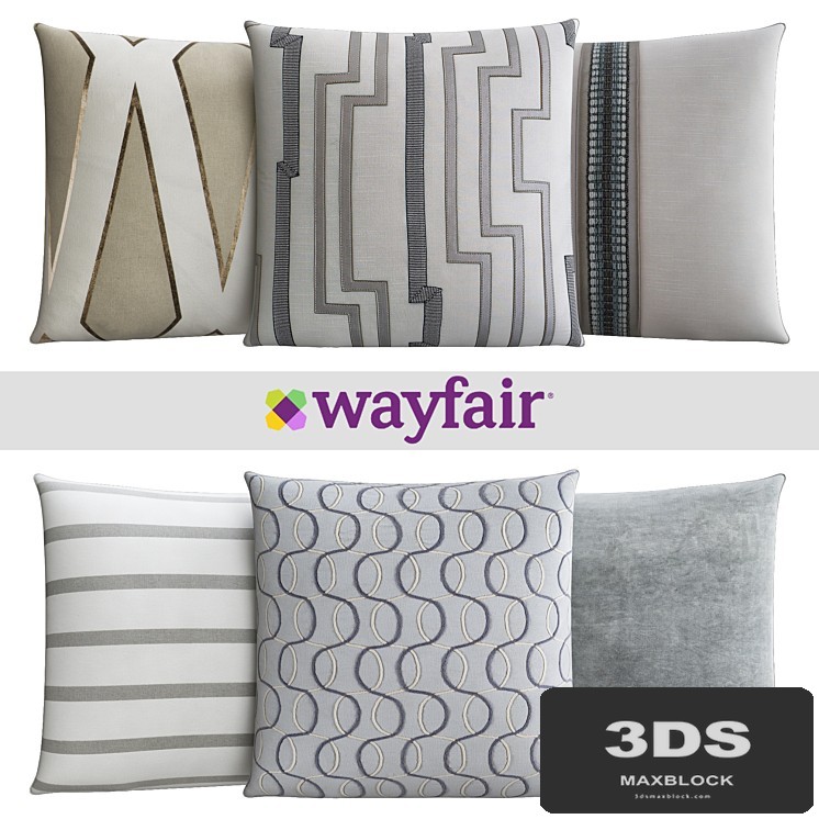 Decorative pillows from Wayfair shop