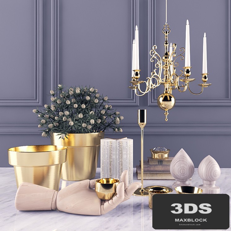 Skultuna decor set. Decorative set Skultuna