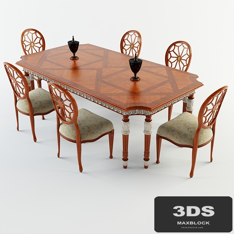 Francesco molon dining table and chair