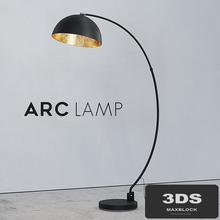 The Arc Black Floor Lamp