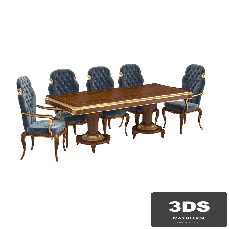 Chair and Table for diner, Coll. B Frandiss 2017