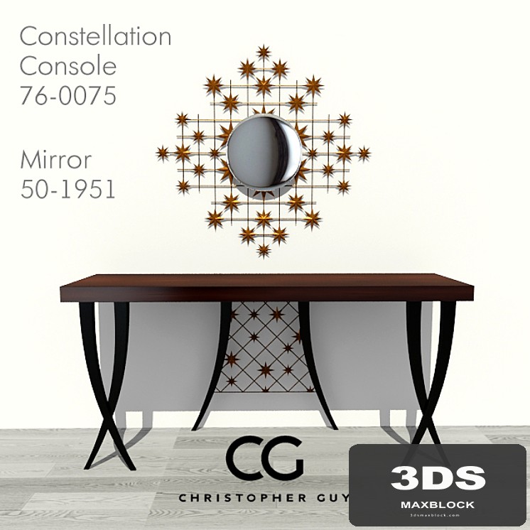 Christopher Guy Console and Mirror