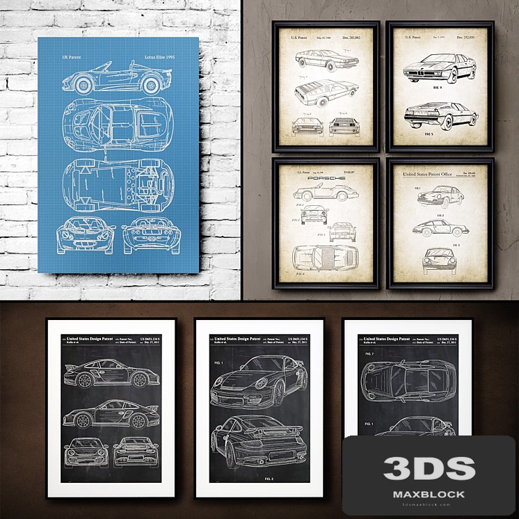 Picture in the frame. Collection 126. Car