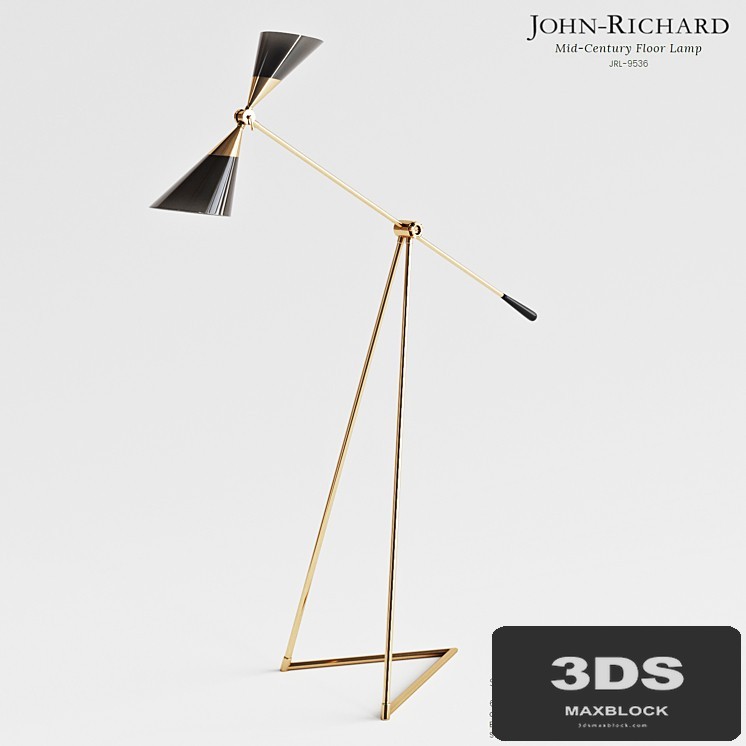 John Richard Mid-Century Floor Lamp
