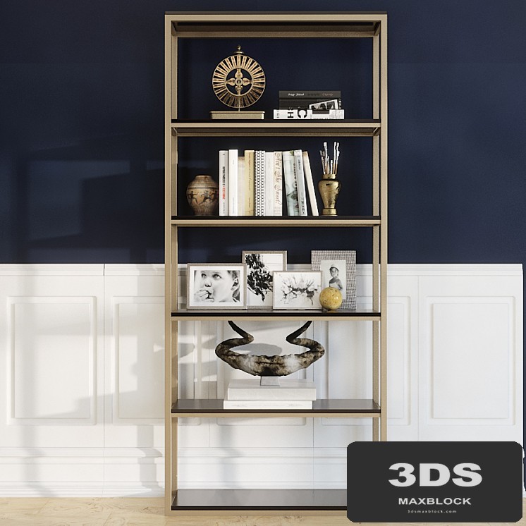 Shelf with decor