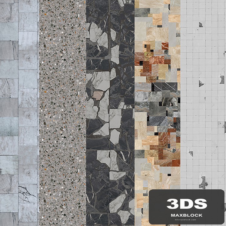 Terrazzo.Breccia.Mosaic.Marble.Seamless texture.
