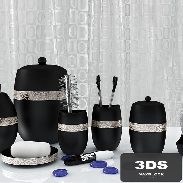Set of bathroom accessories Martha