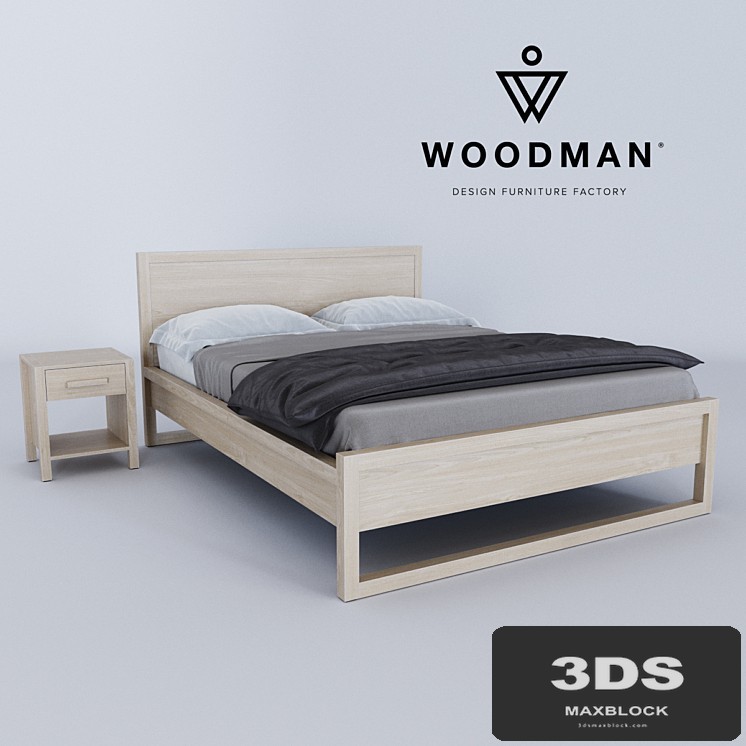 Woodman - Bed &amp; Bedsides