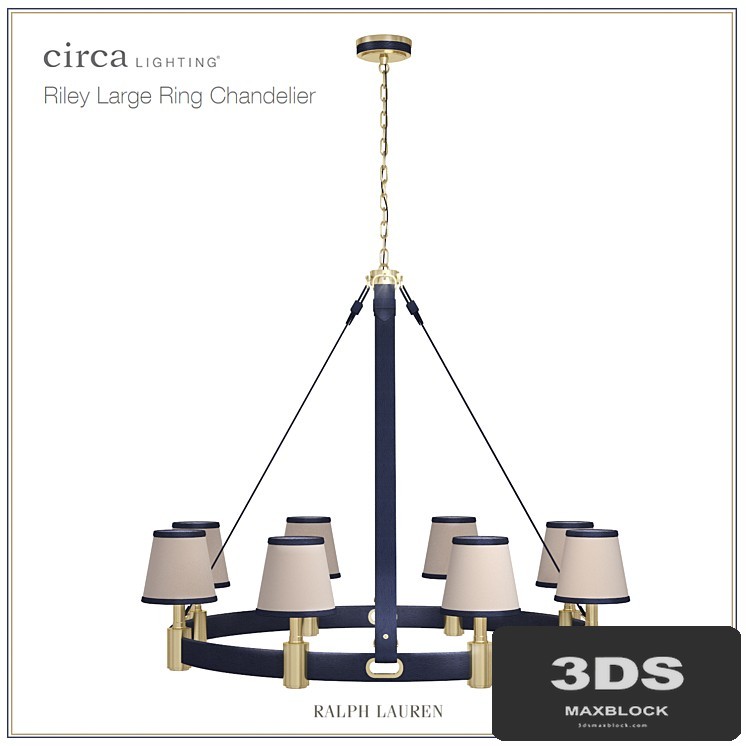 Riley Large Ring Chandelier by RALPH LAUREN