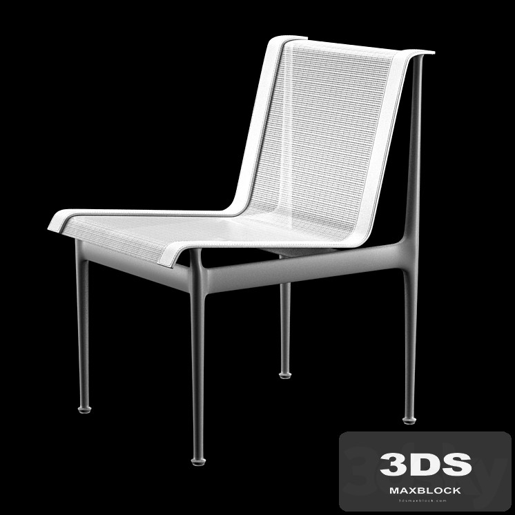Dwr 1966 Collection Dining Side Chair 3D model