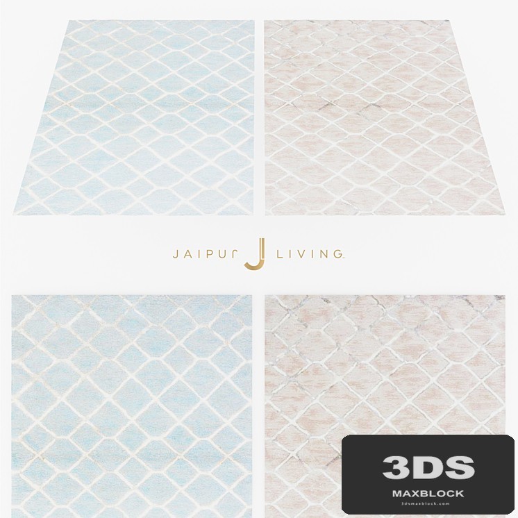 Jaipur Totten Rug From Blue Collection