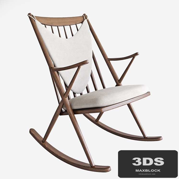 Frank Reenskaug Bramin Rocking Chair.