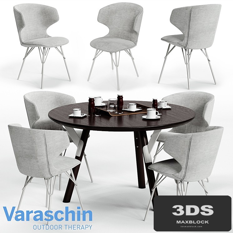 Varaschin KLOE Chair and LINK Table