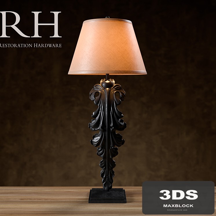 Restoration Hardware Artifact Lamp