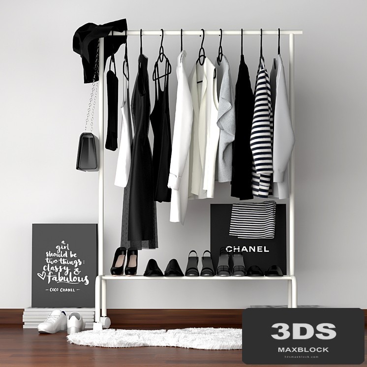 Clothes on a hanger
