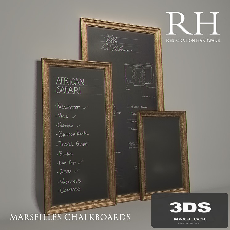 Restoration Hardware - Marseilles Chalkboards