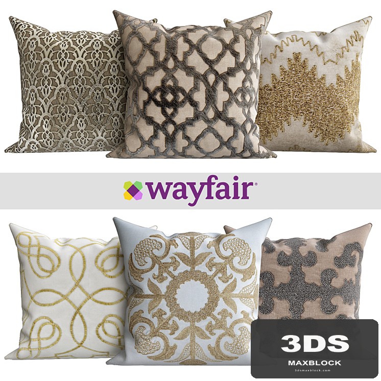 Decorative pillows from Wayfair shop