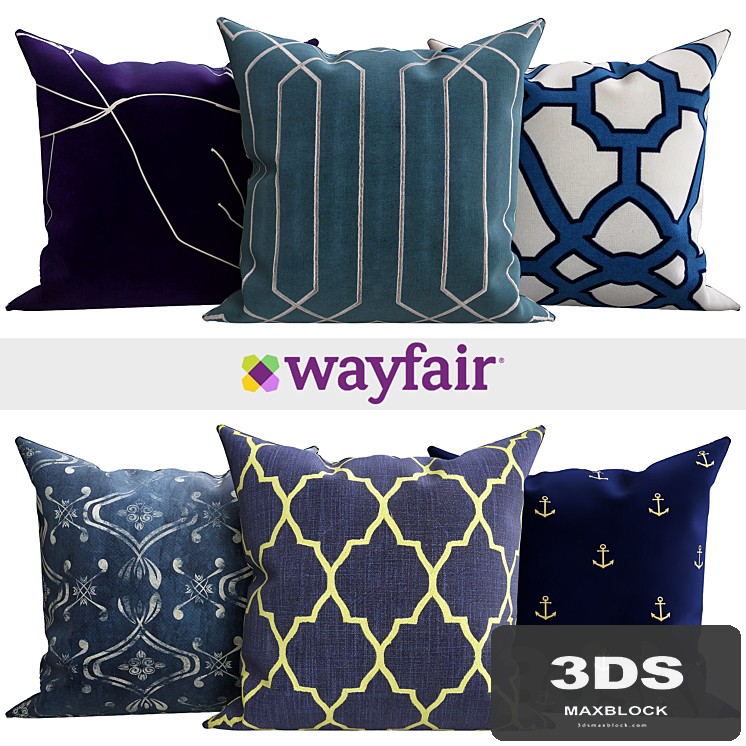 Decorative pillows from Wayfair shop