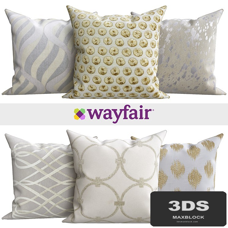 Decorative pillows from Wayfair shop