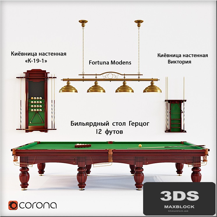 Billiard table Duke - 12 feet