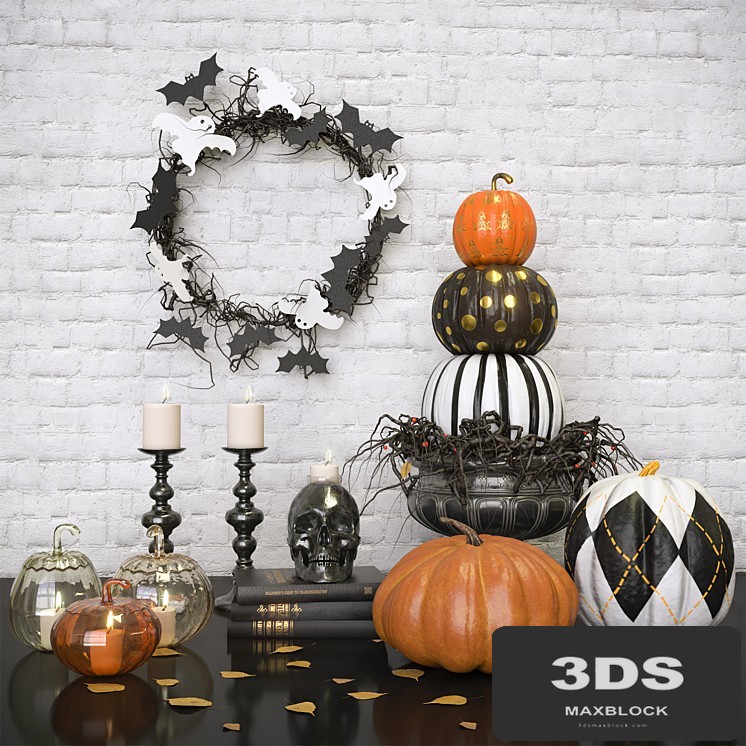 Halloween decor set