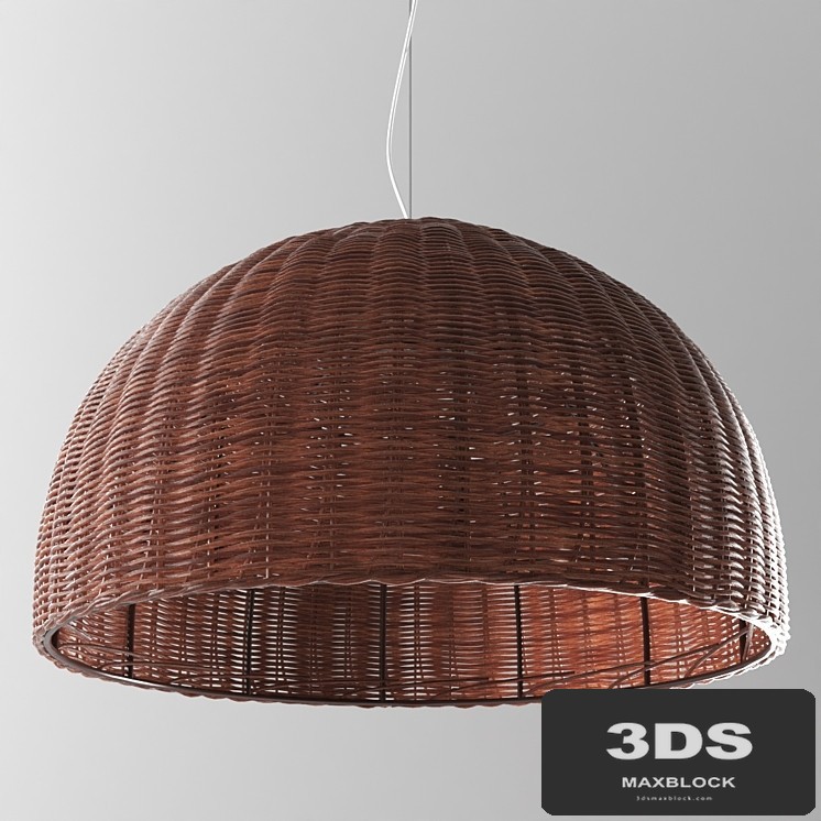 Chandelier wicker (Odeon light buta)