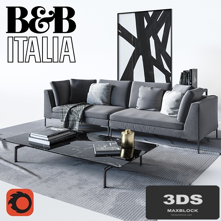 B & B Italia Sofa Charles