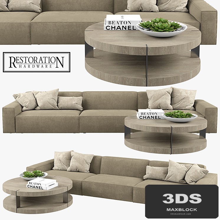 Restoration Hardware - Como Modular Fabric Sofa