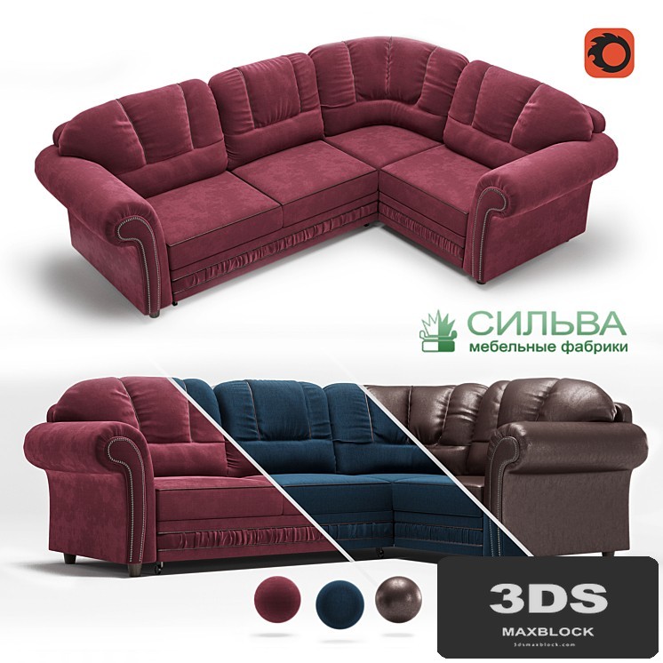 Corner sofa "Sofia" from the MF Silva