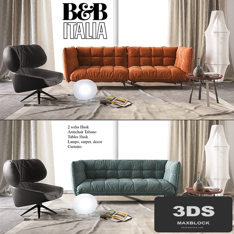 B & B Italia Sofa Husk