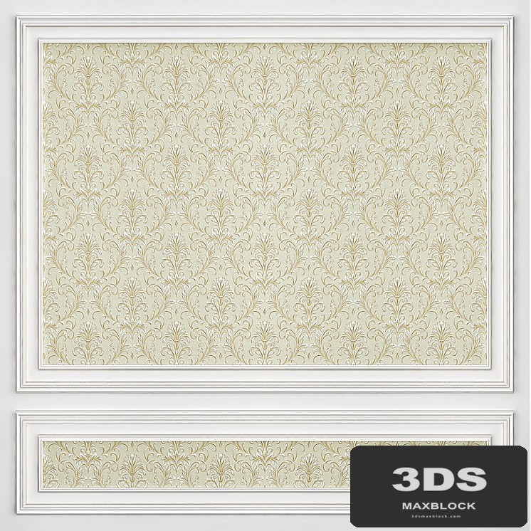 Damask wallpaper