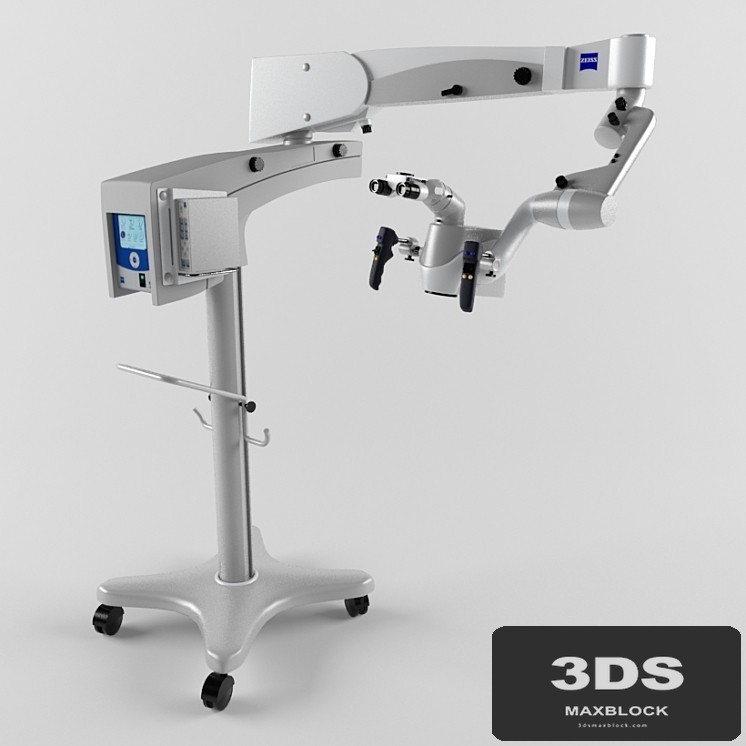 Motorized dental microscope