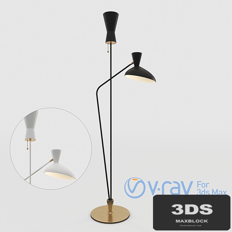 Austen Large Dual Function Floor Lamp