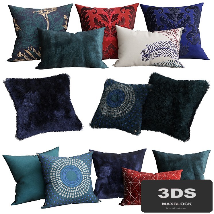 Jewel Tone Decorative Pillow Collection