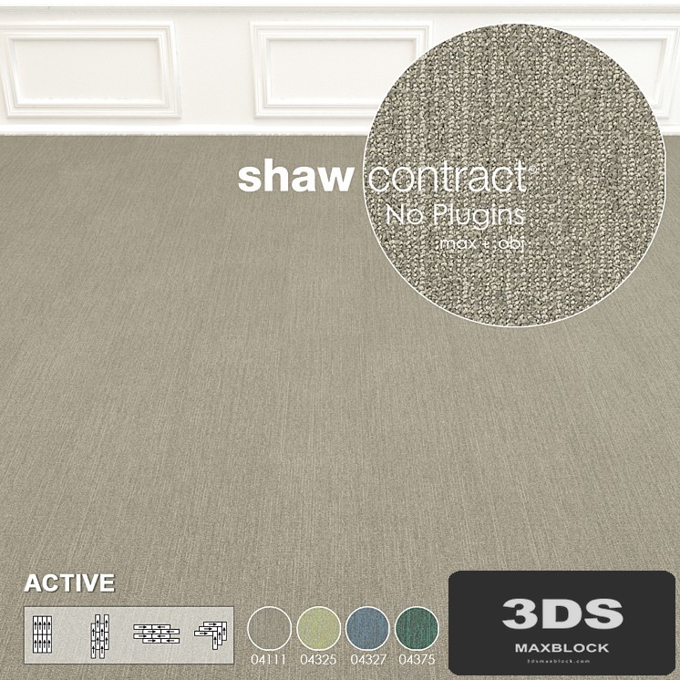 Shaw Carpet Active Wall to Wall Floor No 10