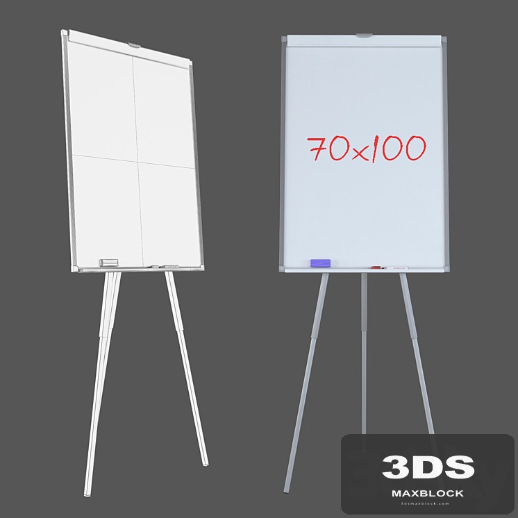 Flipchart Attache 70x100 tripod