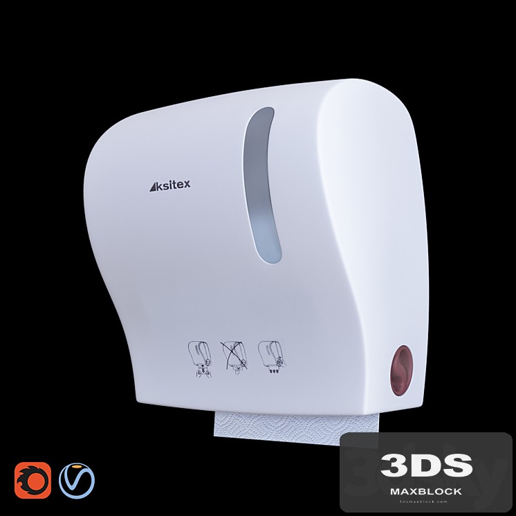 Dispenser of roll towels Ksitex AC1-18