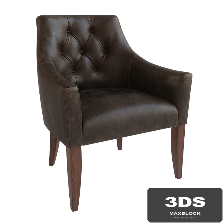 Armchair for upholstery with a pivot Artu BL 3310