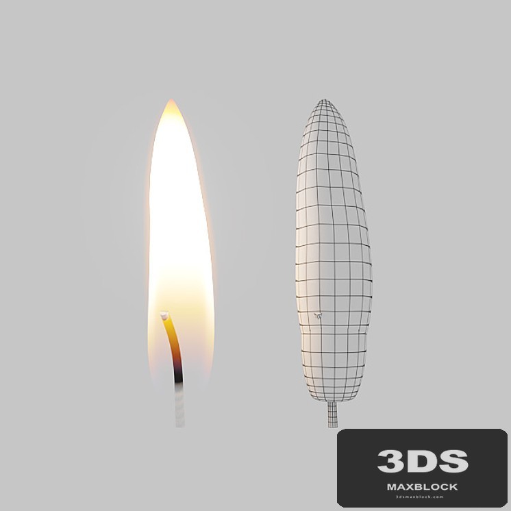 Candle flame with animation