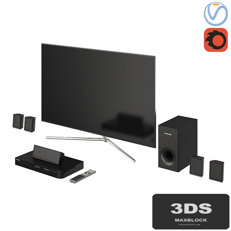 Samsung TV QLED Home Cinema Blu-ray 2