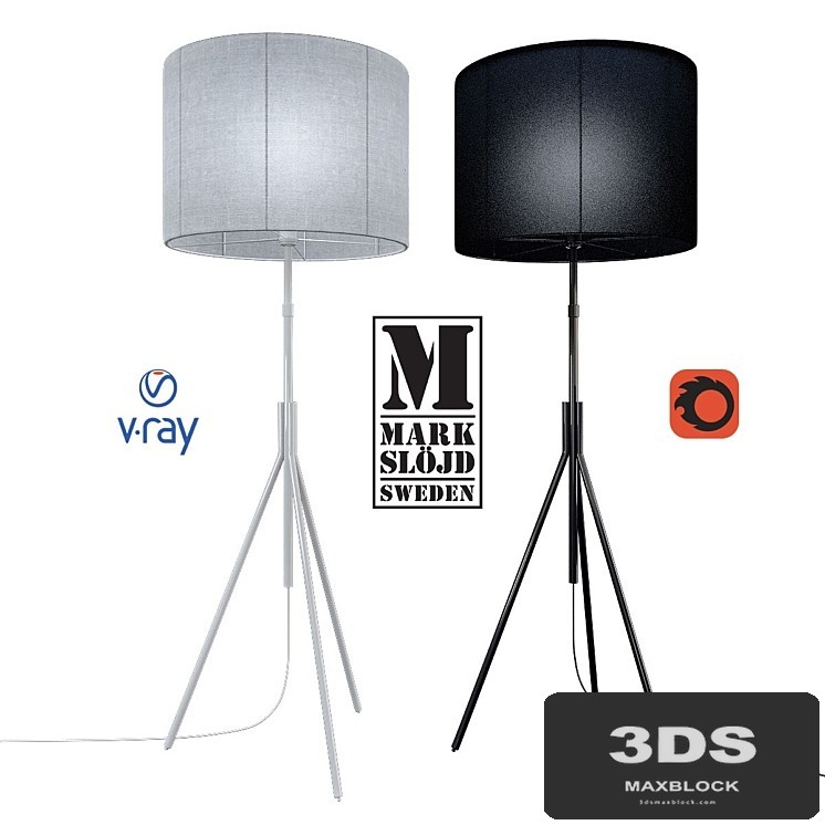 Model SLING, floor lamp from the company MARKSLOJD, Sweden.