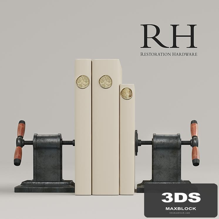 Vise Bookends