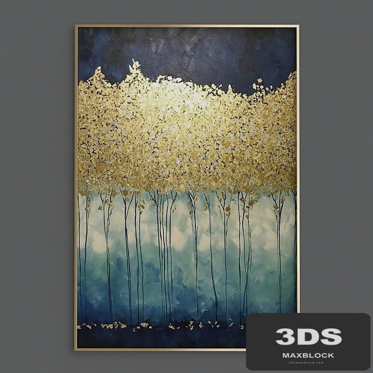Wall Art Gold Painting