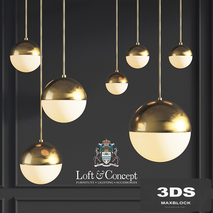 Suspension light Copper Light Pendant Orb