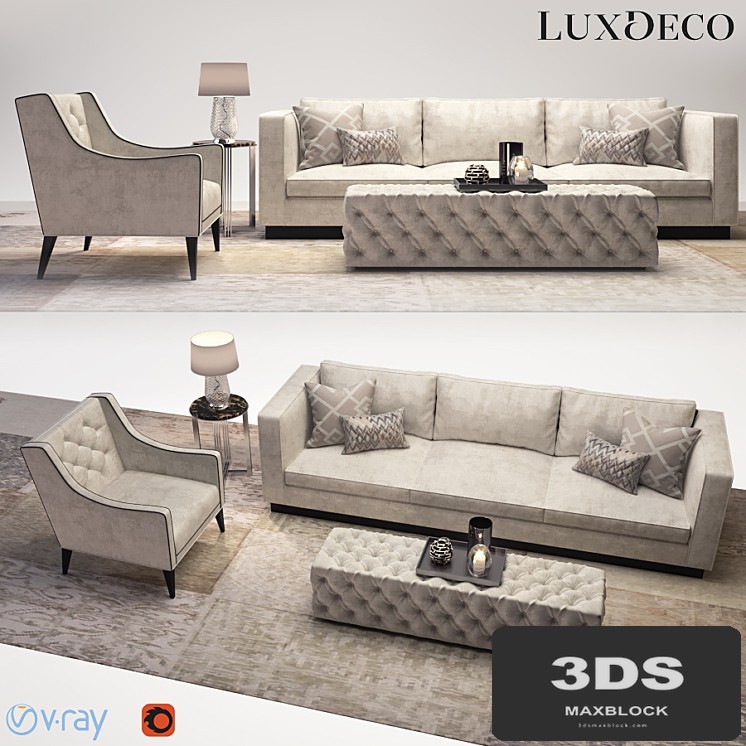 Luxdeco living room furniture set